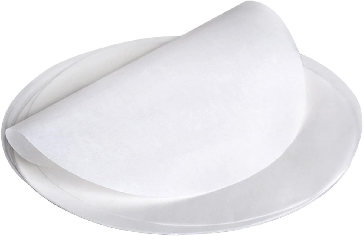 150 Stuks 9 Inch Rond Bakpapier, Vetvrij Bakpapier Circles voor Taarten, Airfryer en Oven, Perfect voor Bakken en Serveren
