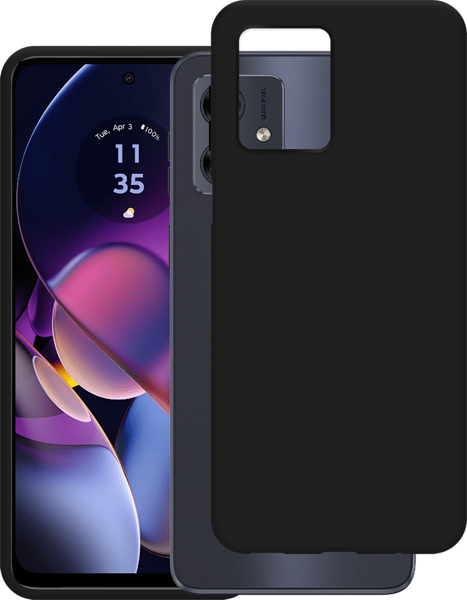Just in Case Soft Design Motorola Moto G54 5G Back Cover Zwart