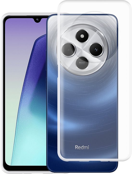 Just in case Soft Design Xiaomi Redmi Note 14C Back Cover Transparant