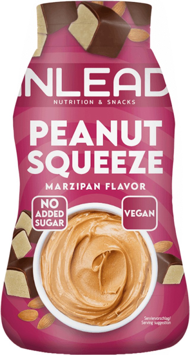 Inlead Peanut Squeeze (520g) Marzipan - Functionele voeding - Notenboter