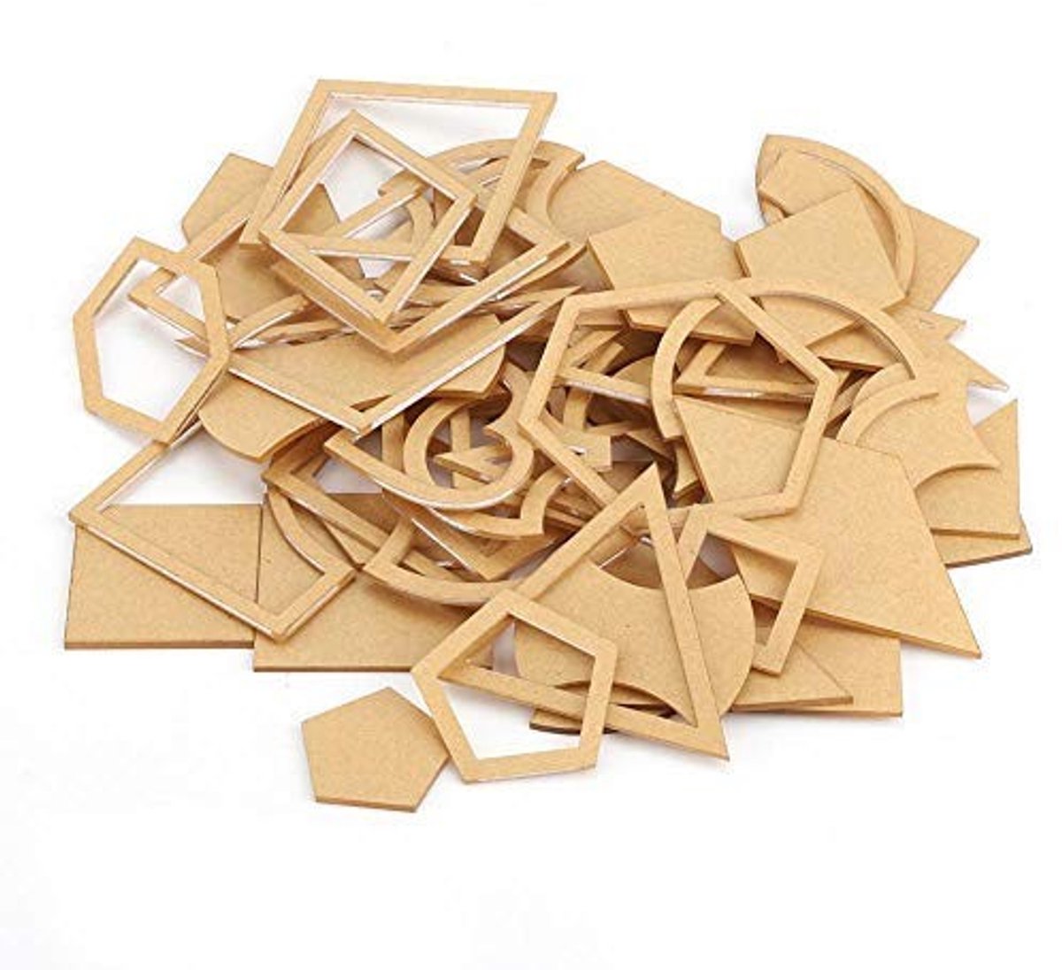 aladdien - Acryl Naaipatroon Set - DIY Patchwork Sjablonen - 54 Stuks - Compact - Creatief Naaien - Geschikt voor Naaiers - 10x10 cm
