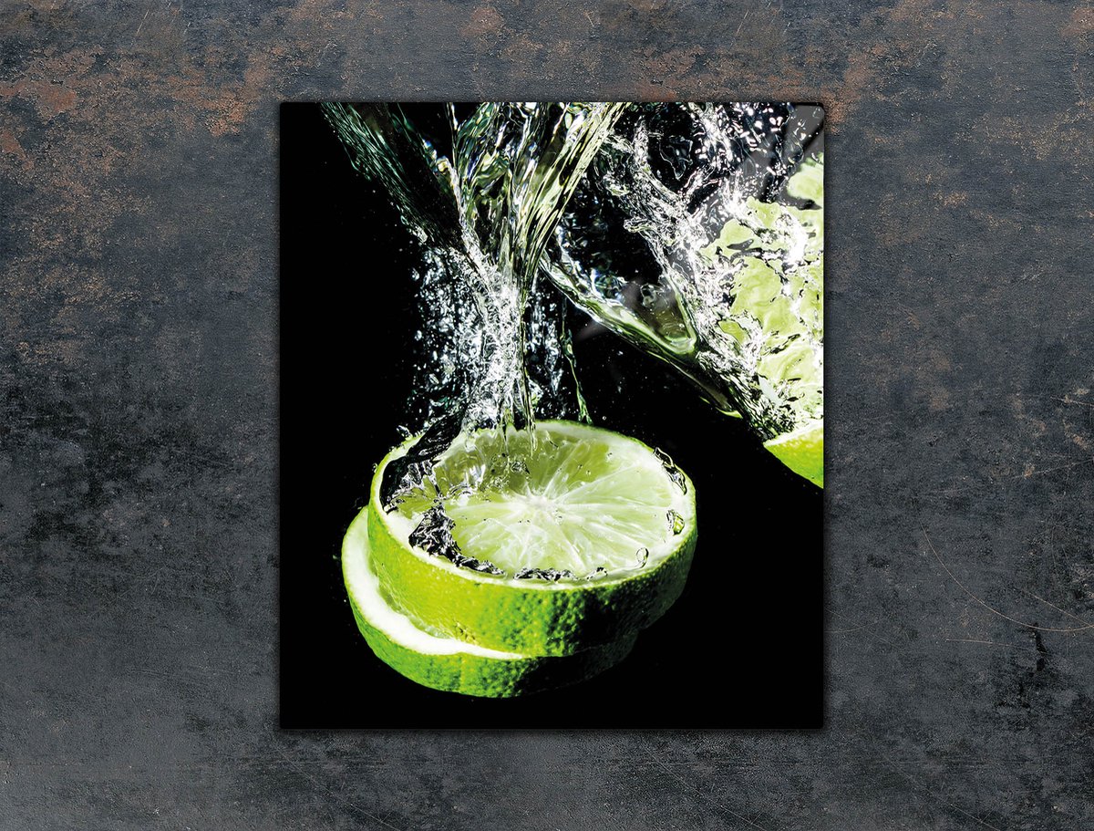 TMK ArtDeko - Snijplank Glas - 45x52 cm - Limonka