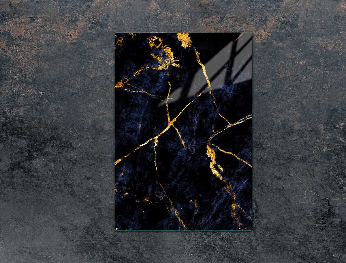 TMK ArtDeko - Snijplank - 35x52 cm - Marmer - Glasplaat