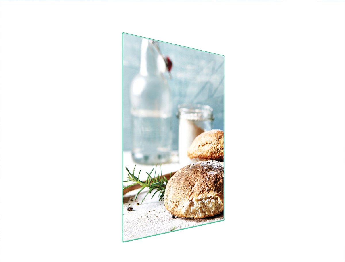 TMK ArtDeko - Snijplank uit Hardglas - 35x52 cm - Beschermpaneel - Chauffeur Bestendig