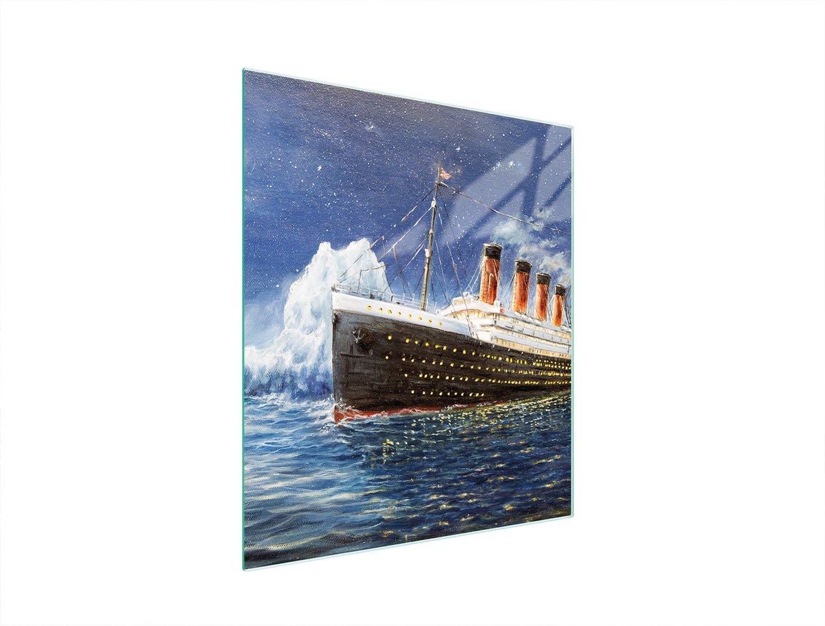 TMK ArtDeko - Snijplank - 45x52 cm - Gehard Glas - Veelkleurig