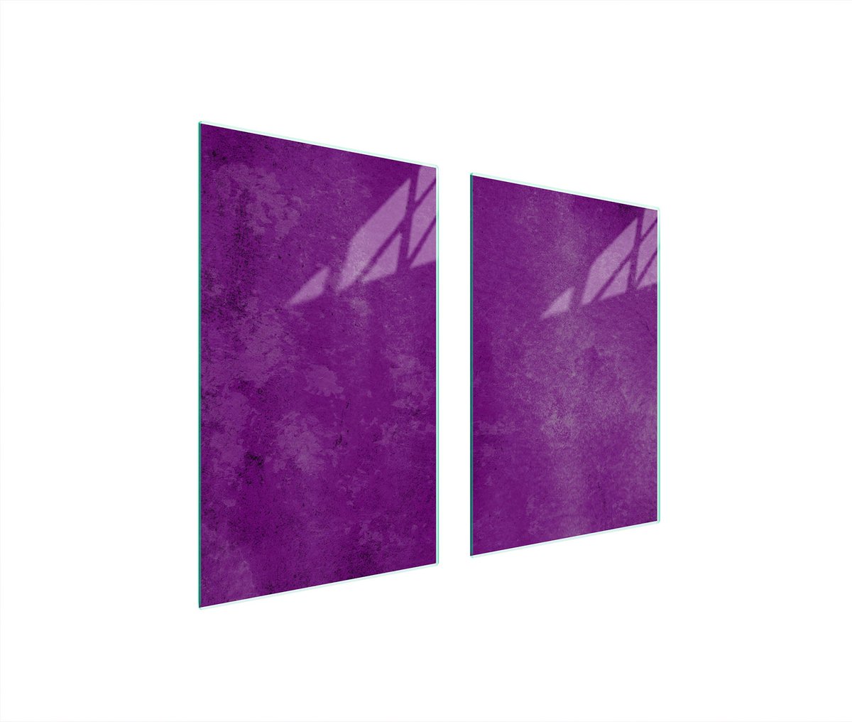 TMK ArtDeko - Glasplaat Beschermend - 65x52 cm - Violette