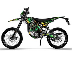 Motorcross Stickers - Crossmotor Kit - Fiets Personaliseren - Waterdicht PVC - Volledige Set - Aangepast
