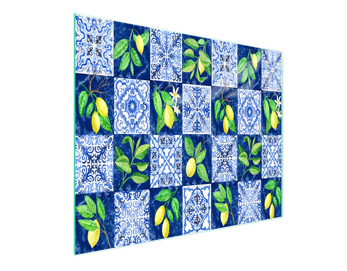 TMK ArtDeko - Snijplank - Glas - 52x30 cm - Antislip
