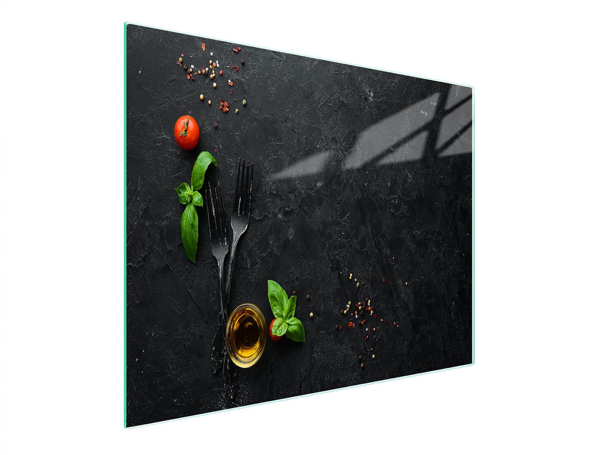 TMK ArtDeko - Snijplank - Glas - Hartvormige Randen - 52x30 cm