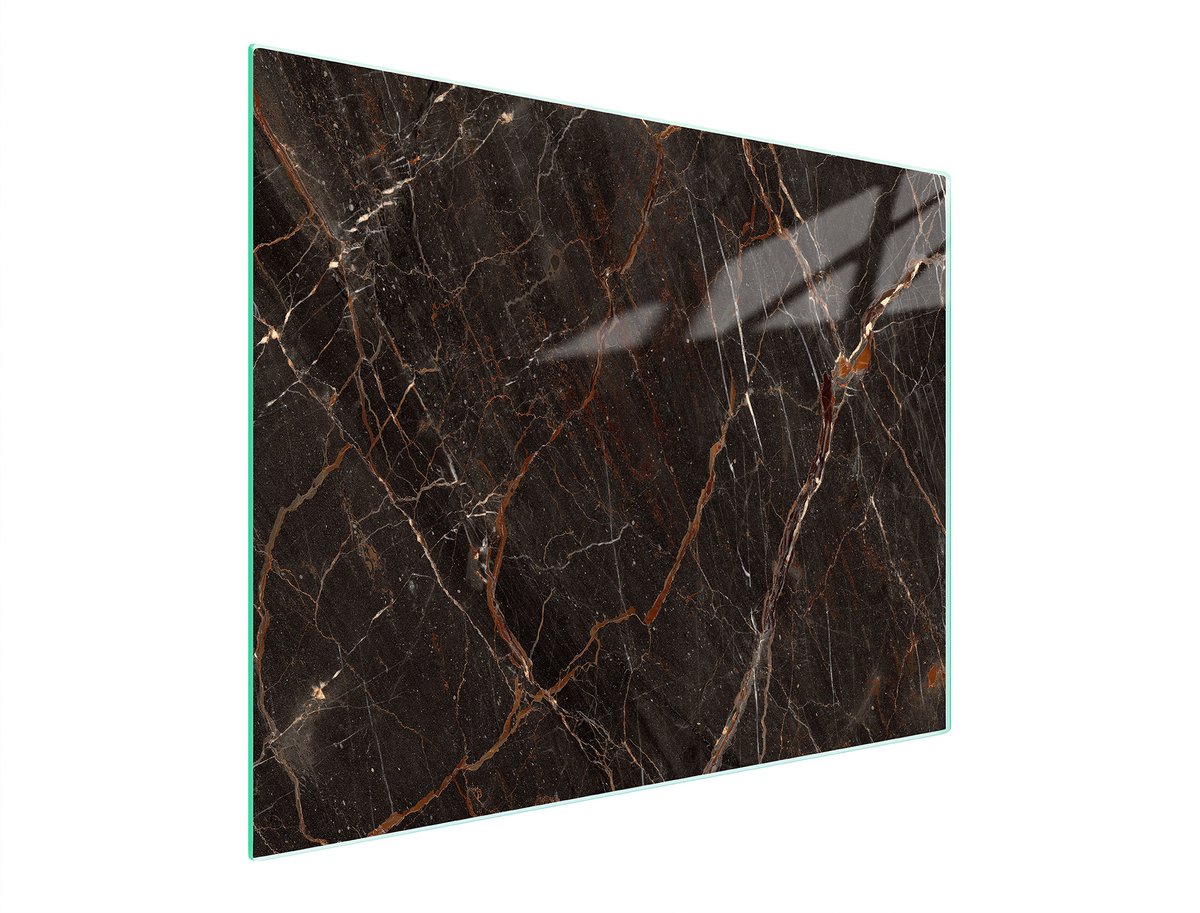 TMK ArtDeko - Snijplank Glas - 52x30 cm - Marmer - Antislip