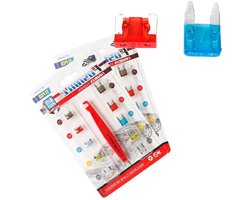 Zekeringen Set - Auto Zekeringen - Voertuig Beschermen - Inclusief Tang - 20 Stuks - Gesorteerd