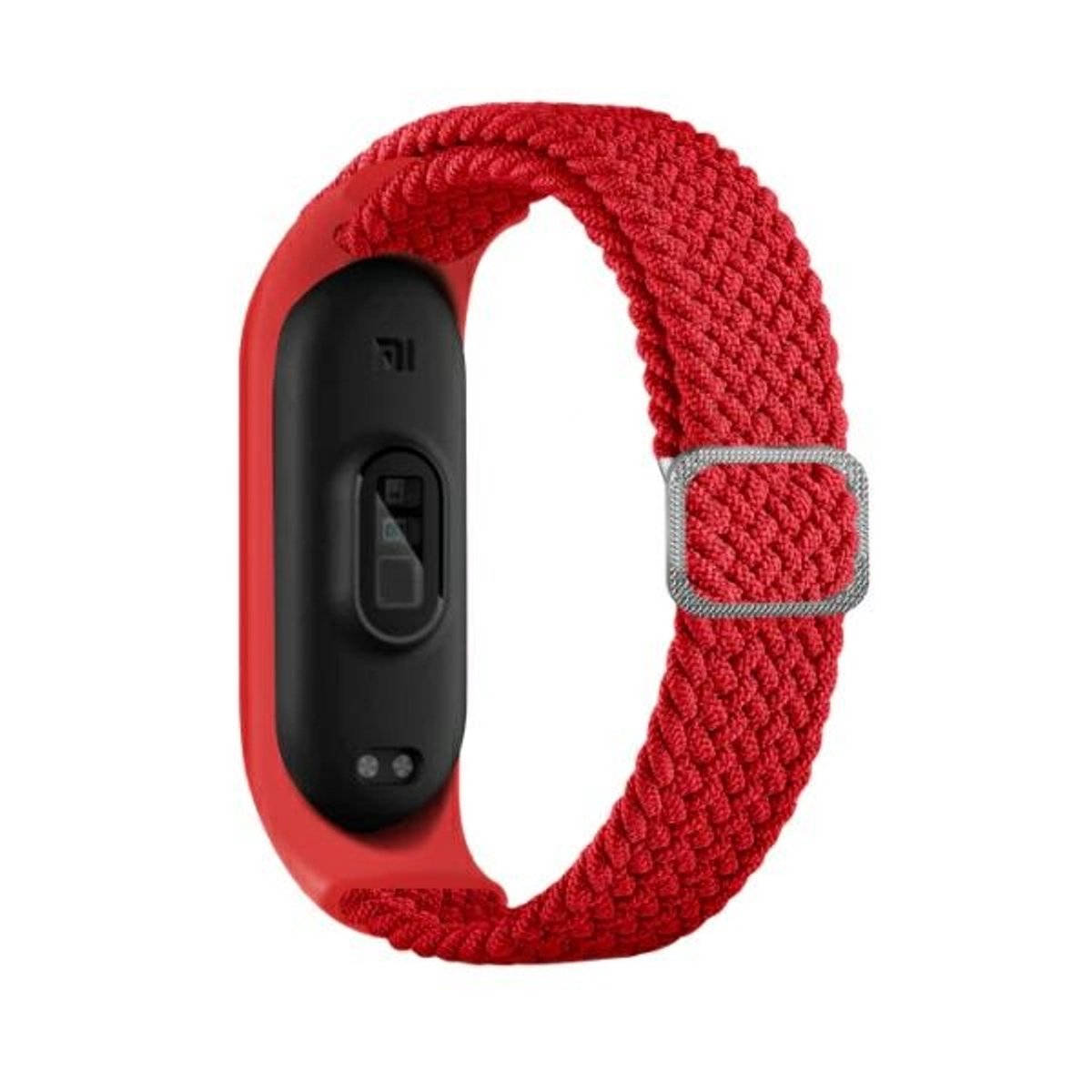 Beline Serie - Horlogebandje - Mi Band 7 - Textiel - Rood