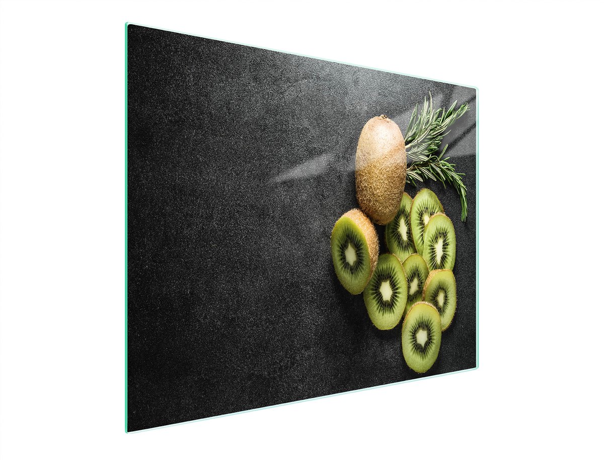 TMK ArtDeko - Snijplank - 52x30 cm - Glas - Kiwi Motief