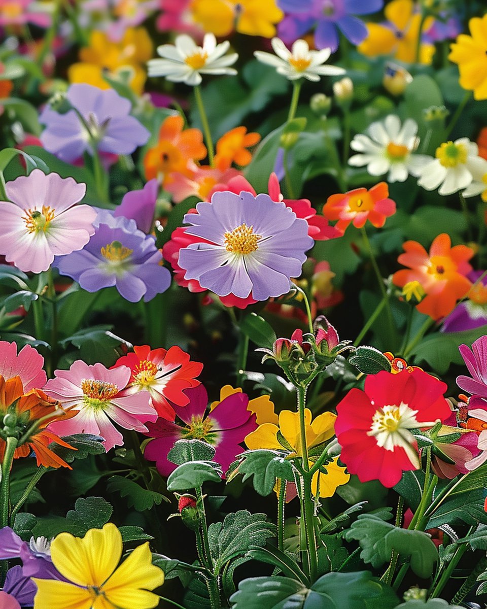 3 sets - Japans Bloemengazon Zaden Eenjarig Bloemenmengsel 15 Tot 45 Cm