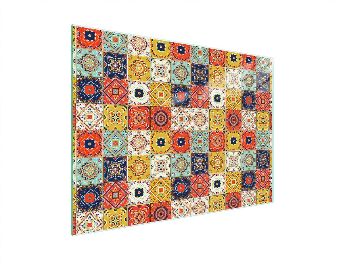 TMK ArtDeko - Snijplank van gehard glas - 40x30 cm - Mozaïek - Antislip