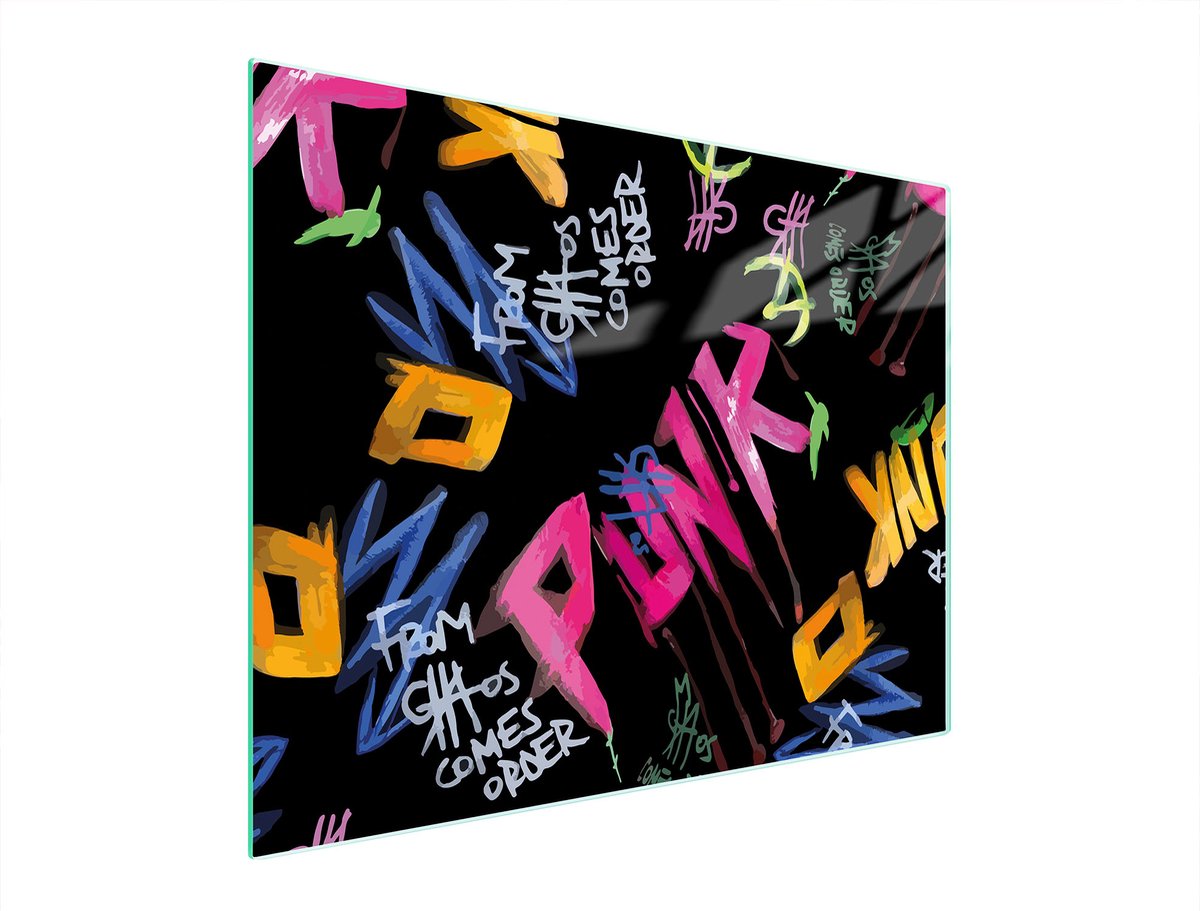 TMK ArtDeko - Snijplank Glas - 52x40 cm - Muziek - Beschermplaat
