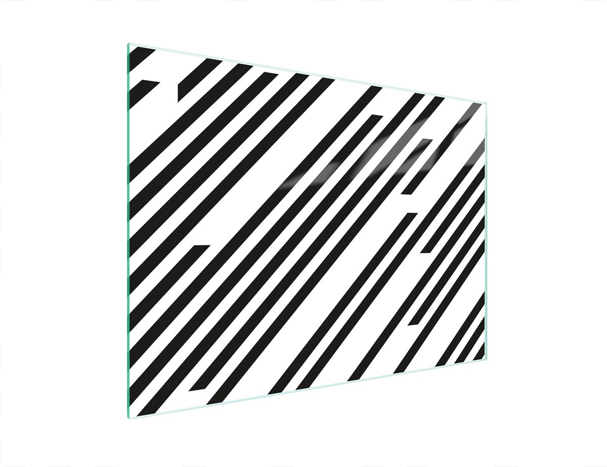 TMK ArtDeko Serie - Snijplank - 40x30 cm - Gehard Glas - Paskenpatroon
