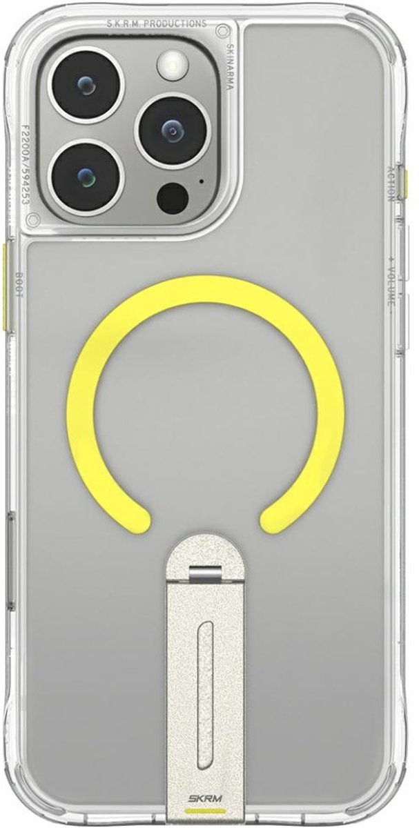Skinarma Helix Case Voor Iphone 16 Pro Magnetische Oplaadstandaard 360