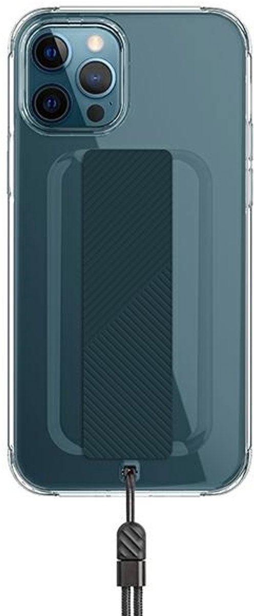 UNIQ - Heldro - hoesje iPhone - 12 - Pro - Max - 6.7 - transparant/helder - Antimicrobieel