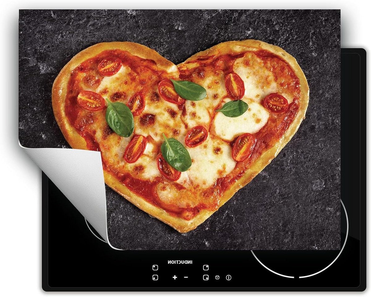 Kookplaat Beschermer - Afdekplaat Mat - Keuken Werkruimte - Antislip Vinyl - 70x52 cm - Leisteen