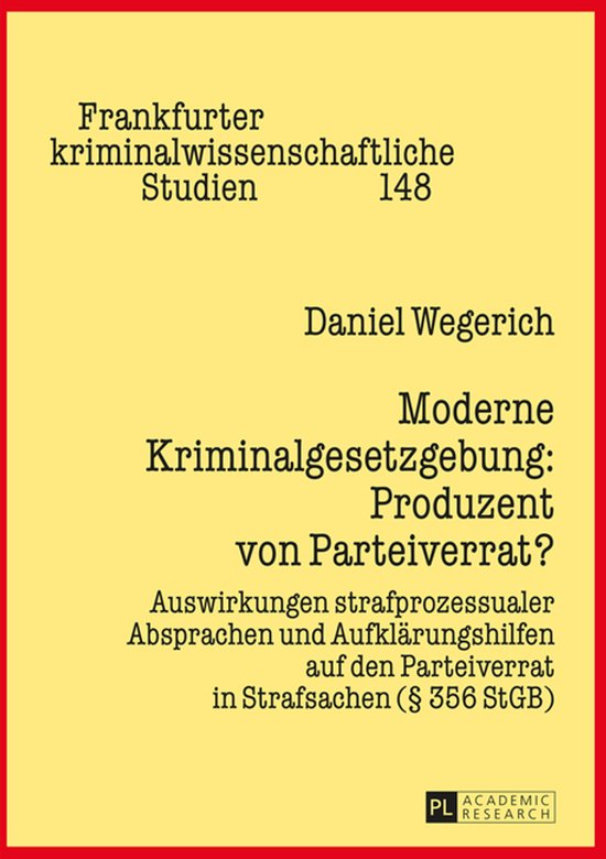 Frankfurter kriminalwissenschaftliche Studien 148 - Moderne  ... - cover