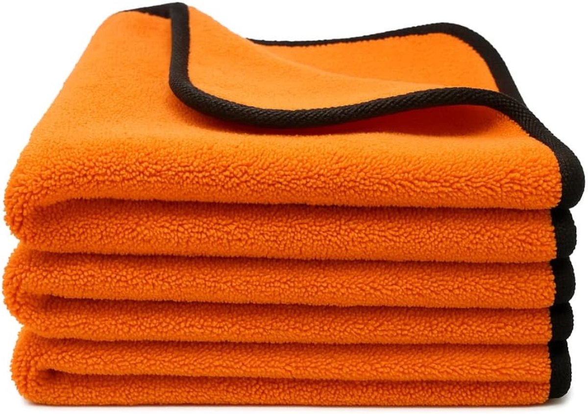 VLSelect® Droogdoekauto - Microvezeldoek - Auto wassen - 3 Stuks