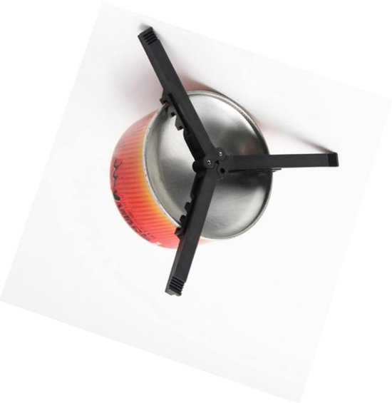 Dailygoods - Dailygoody - Opvouwbare gastankstandaard - Buitenfornuis statief - Lichtgewicht en compact - Zwart - Voor kamperen en picknick - Ideaal voor buitengeb van Dailygoods — afbeelding 3