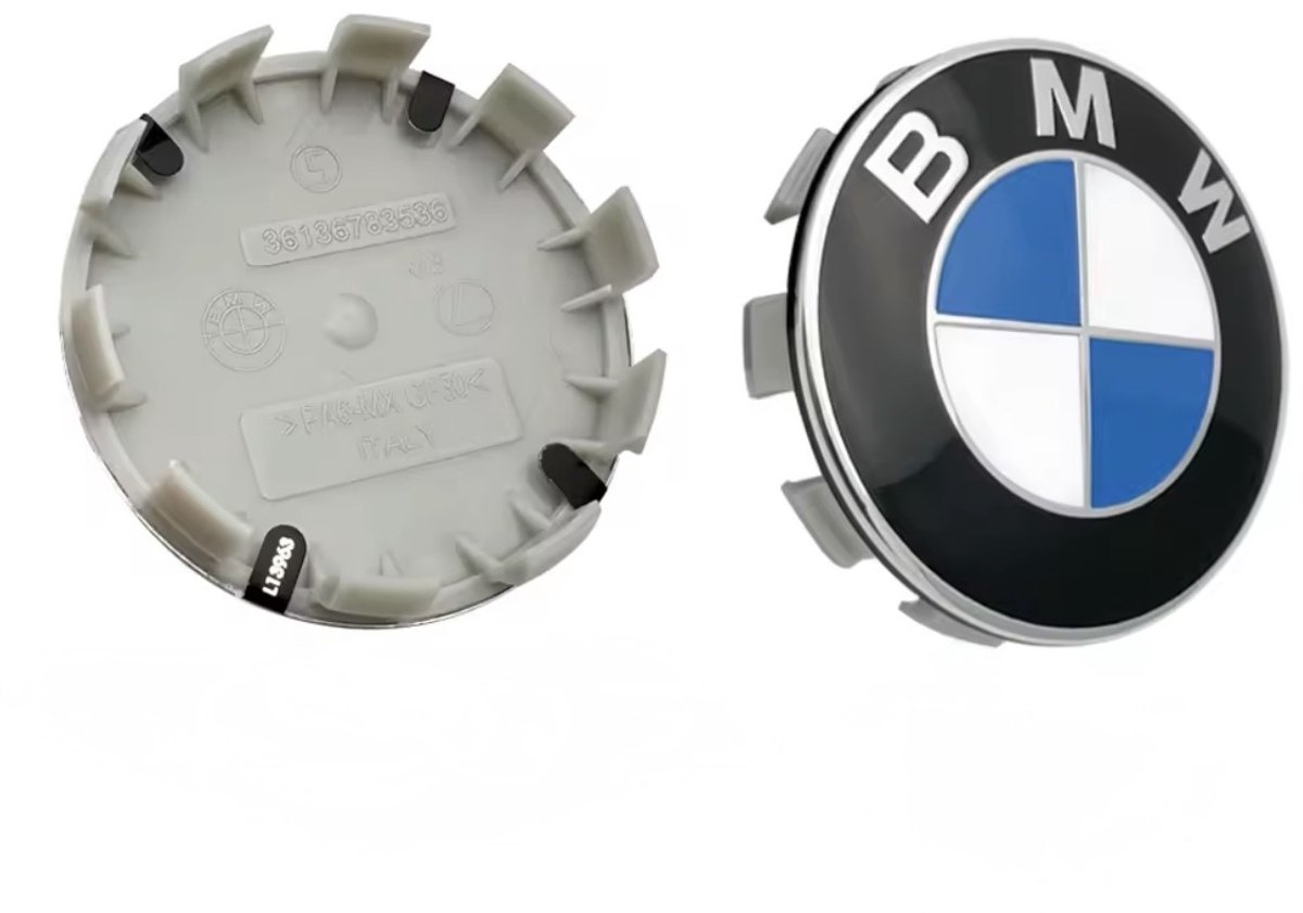 Bmw Wieldoppen 68 Mm – Set Van 4 | Premium Velgemblemen | Perfecte Pasvorm Voor Bmw Modellen