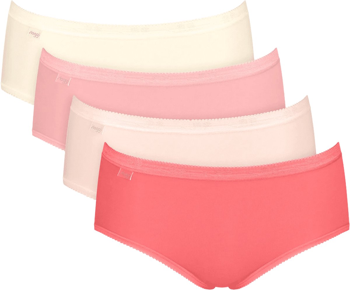 Sloggi Basic+ Midi C4P Dames Onderbroek - ROOD