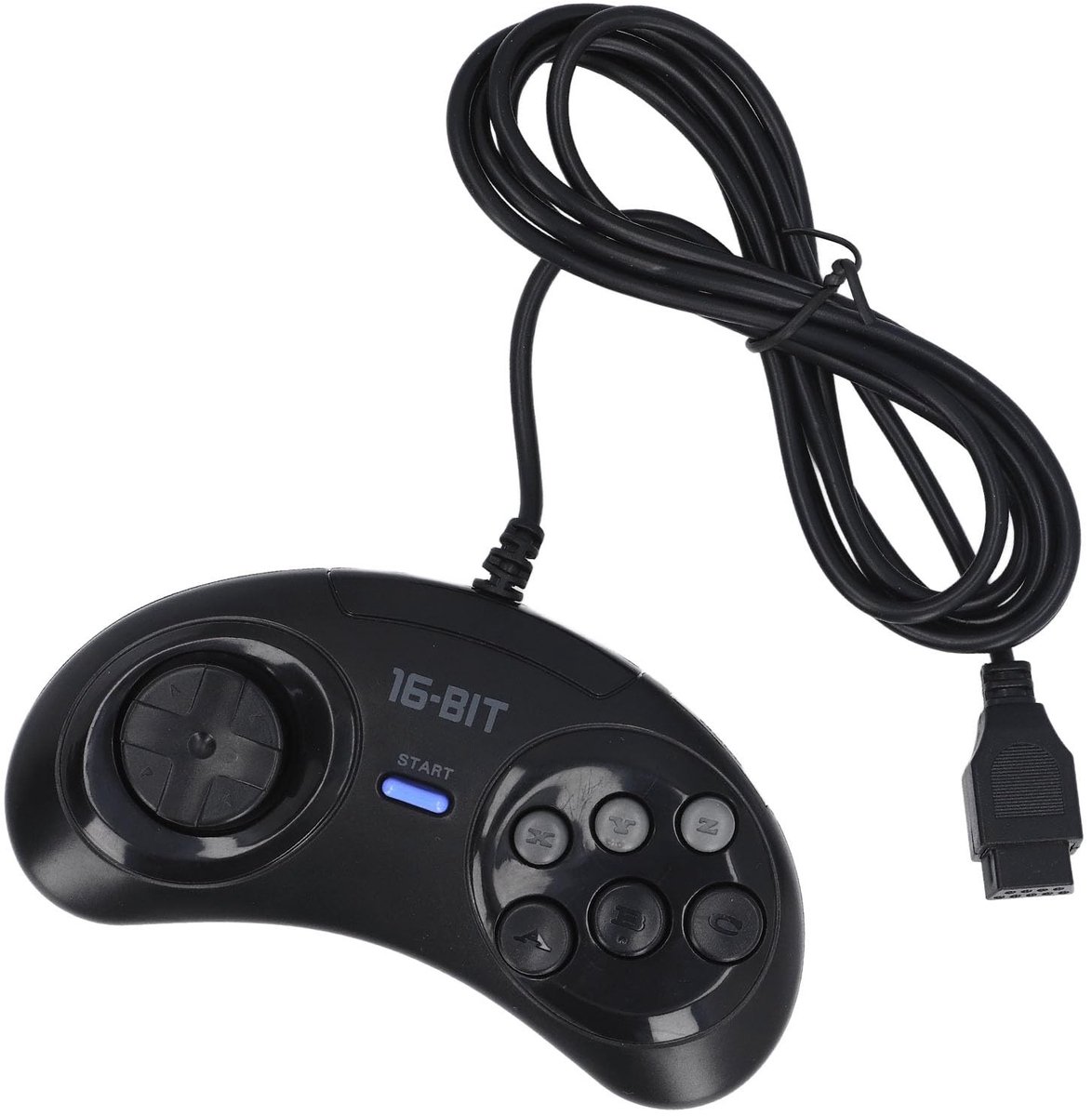 Store_8 - Bit Game Controller - TurboBoost - Ergonomisch Ontwerp - 16 Knoppen - Compatibel met Genesis - Speelplezier - Geschikt voor Gamers - Hand...