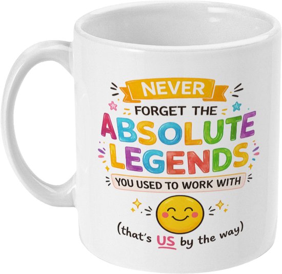 Afscheid Collega Cadeau, Grappige Collega Mok, Good Luck Mug, Werk Cadeau, Collega Geschenk, Koffiemok, Thee Mok