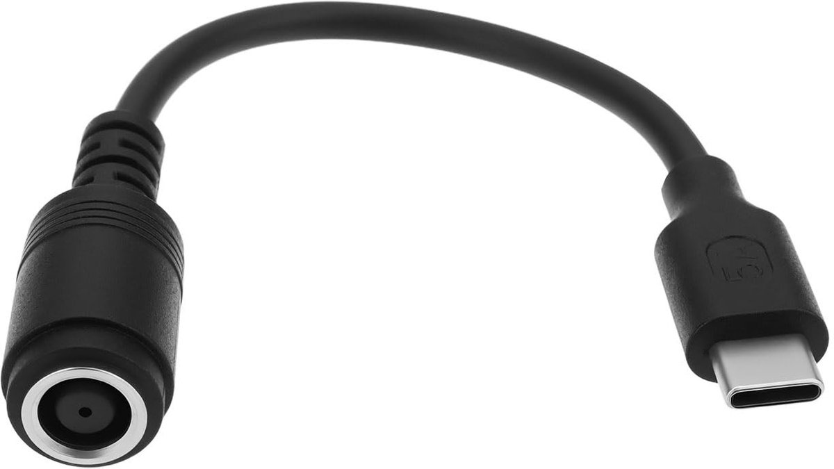 Allecto - Oplaadkabel - USB Type-C - Geschikt voor Dell en HP laptops - 15 cm - Snelle laadcapaciteit - Duurzaam materiaal - Perfect voor onderweg