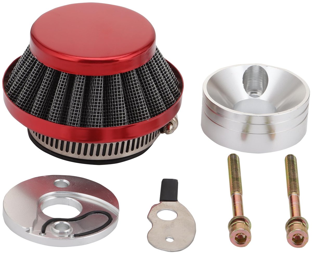 Allecto - WOOSTAR 44mm Luchtfilteradapter voor 2-takt 33cc 43cc 49cc Big Foot Scooter