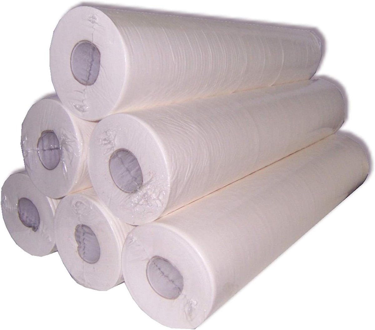 Onderzoekshanddoeken - Onderzoekstafelpapier - Beschermen van oppervlakken - 100% puur niet-gerecyclede watten - 60 x 35 cm - Wit