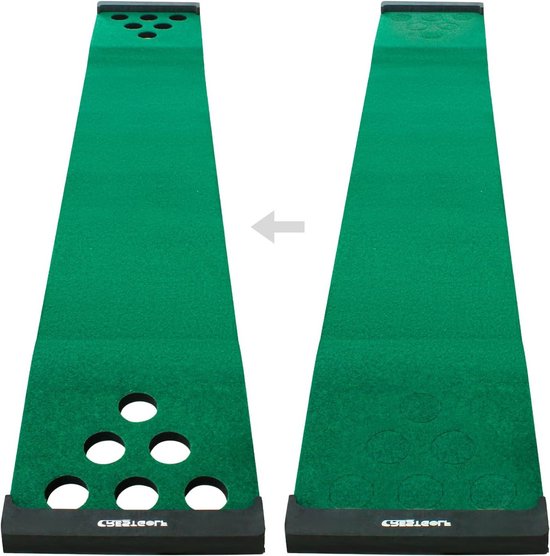Golf Putting Mat voor Thuis - Perfect voor Oefenen met 2 Putter en 6 Golfballen, Ideaal voor Beginners en Gevorderden van GOLF — afbeelding 4
