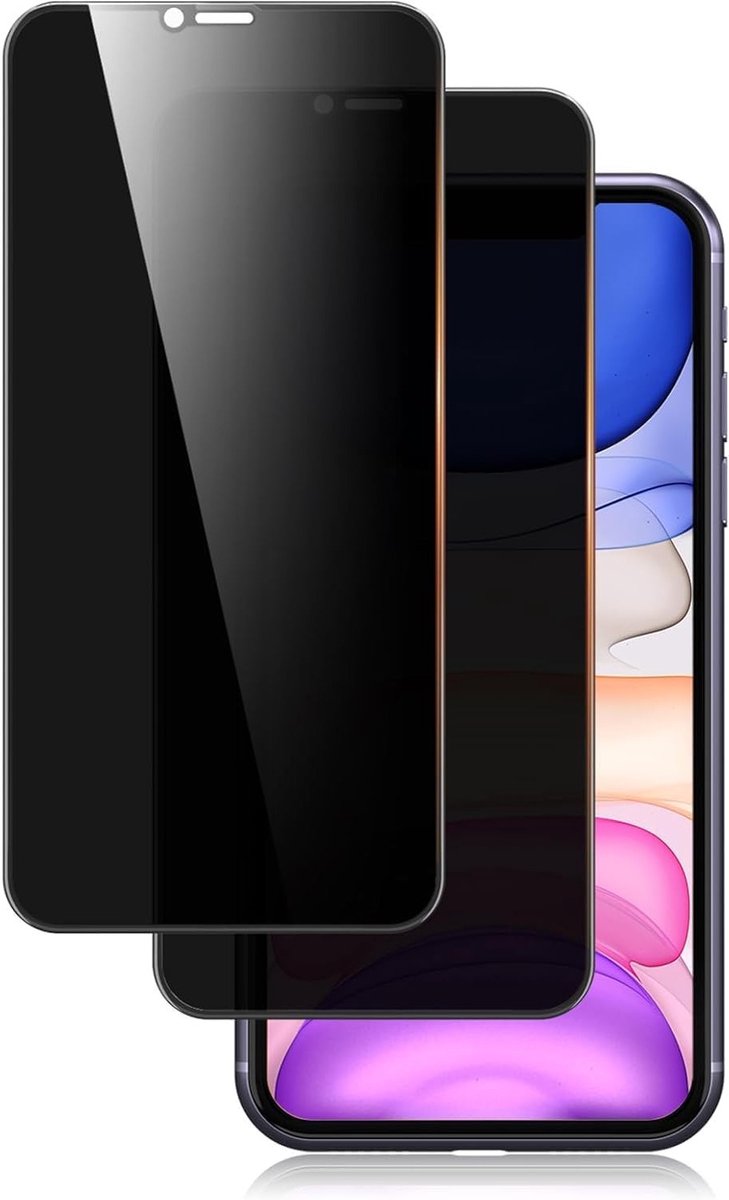 Set van 2 Screenprotectors voor iPhone 11/XR met Camera Lens Bescherming, Krasbestendig en Tempered Glass
