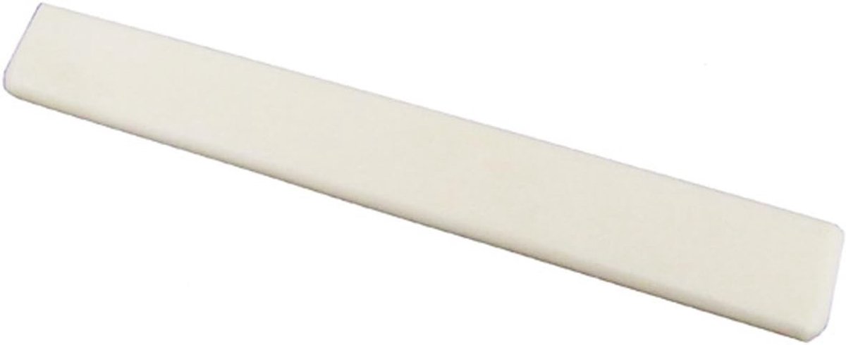 Klassieke Gitaarbrug met Witte Kam en Zadels, 80x3x11 mm - Set van 2 Stuks voor Verbeterde Geluidskwaliteit en Speelcomfort