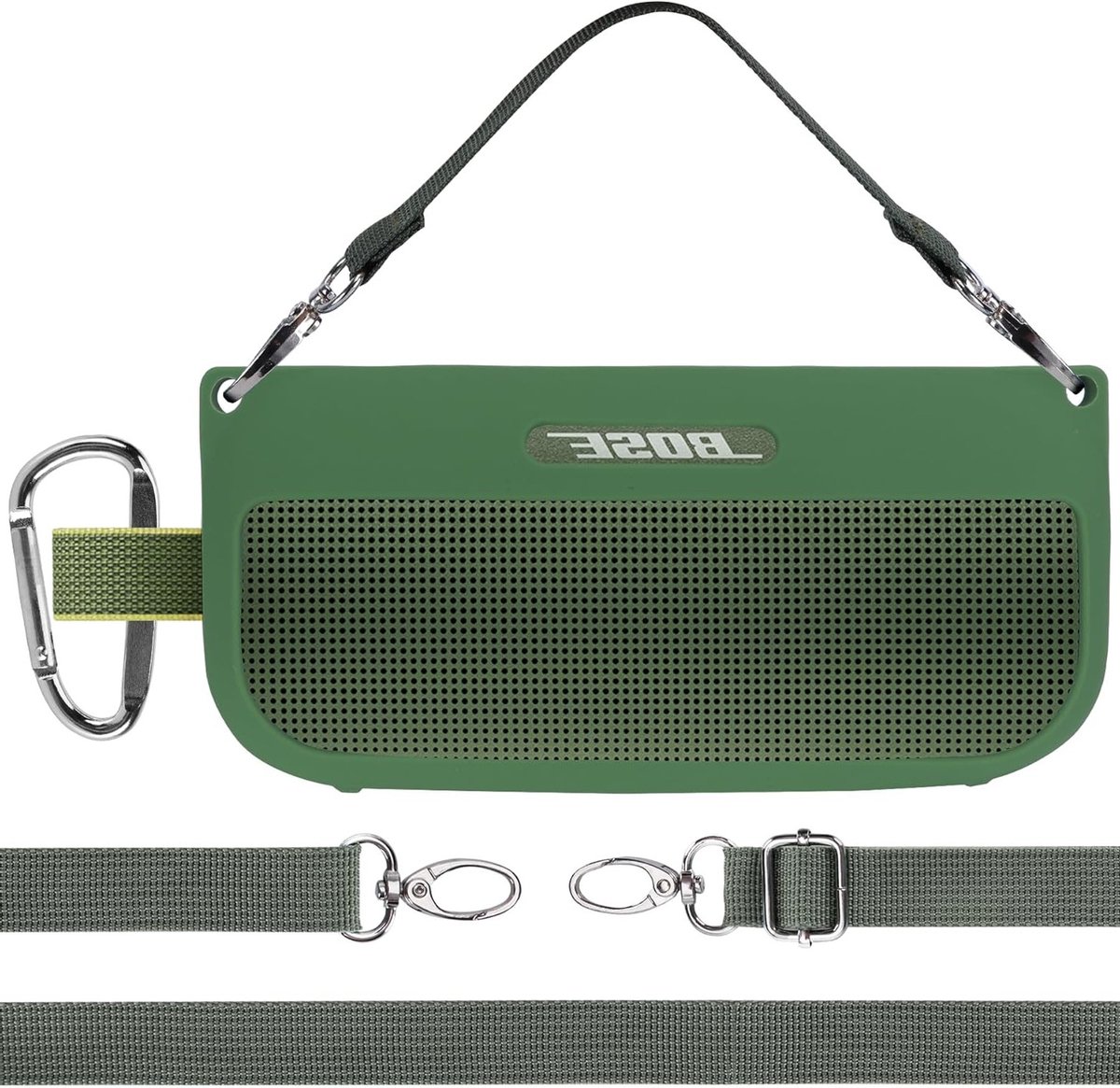 Siliconen hoes voor Bose SoundLink Flex Bluetooth speaker - Draagbare bescherming in groen, waterdicht en schokbestendig