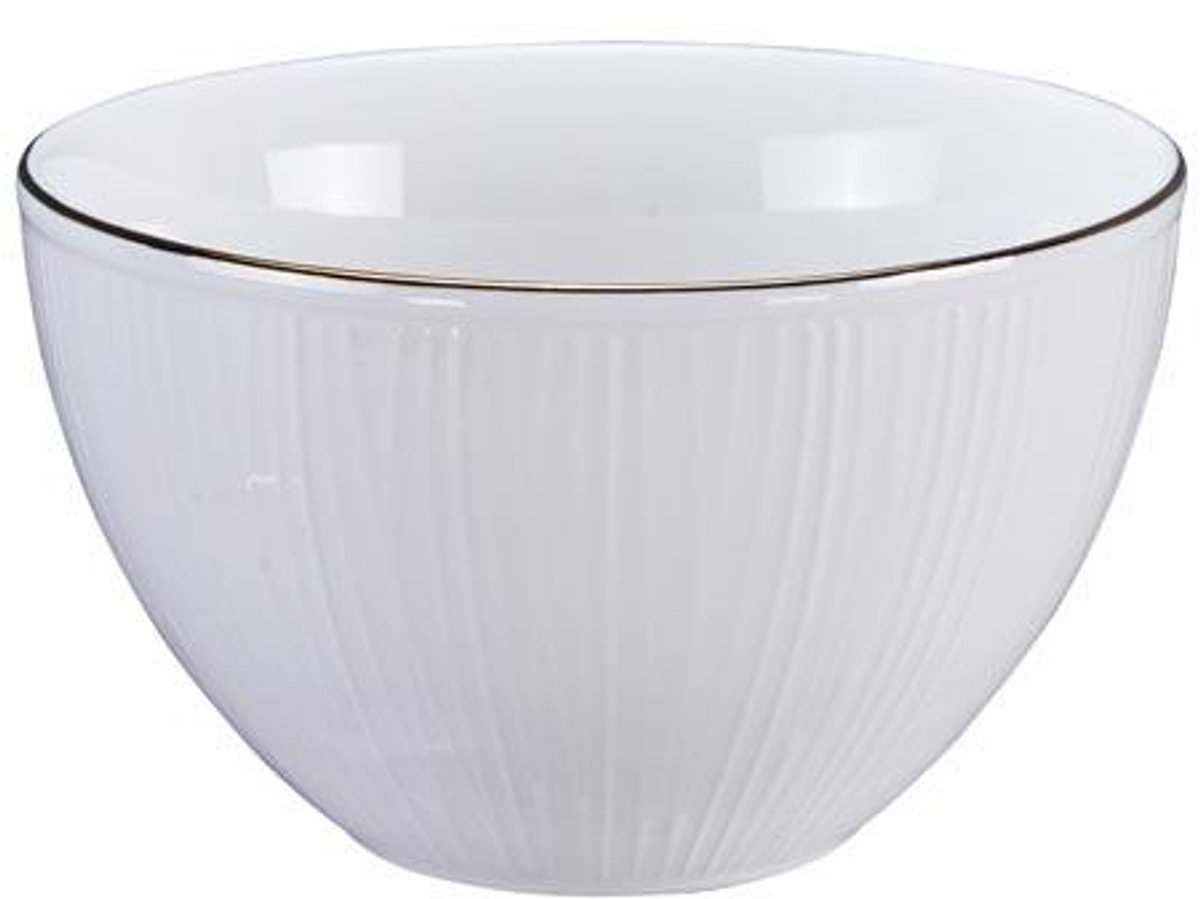 Tokyo Design - ZES bowls Nippon White - Lines - 11,4 cm - Bowl - Kom