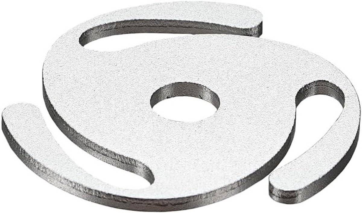 Adapter voor 7 Inch Platenspeler van Massief Aluminium - 45 Toeren Grammofoonplaat Converter - Duurzaam en Lichtgewicht Accessoire