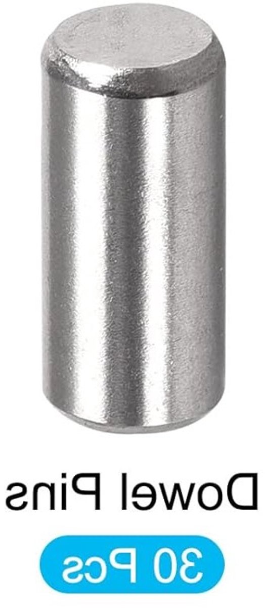 Dowel Pins 4 x 14 mm - 30 Stuks RVS Steunpinnen voor Meubelinstallatie, DIY en Industrie — afbeelding 4