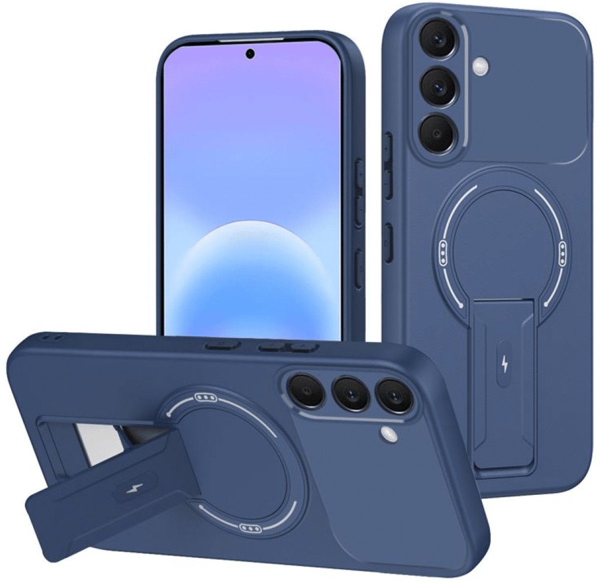Casemania - Backcover - Geschikt voor Samsung A57 – Magnetic - Blauw