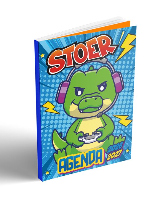STOER Schoolagenda - Schoolagenda 2026-2027 - Agenda 2026-2027 - Schoolspullen - Jongen - Jongens - Cadeau - Kinderen - Organizer - School Spullen - Schoolagenda's - Planner - Knutselen - Speelgoed