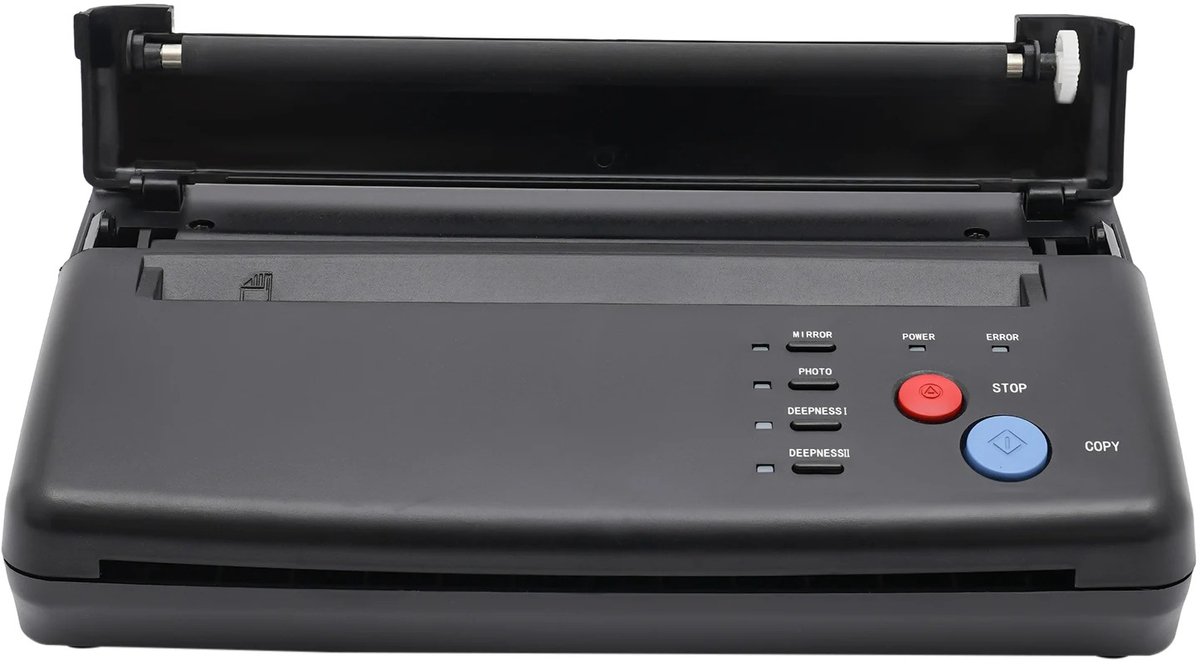Cellista Tattoo Stencil Printer A4 - Tattoo Transfer Printer - Thermische Sjabloonprinter - Tattoo Copier Machine - 203 DPI - 21cm - 220V