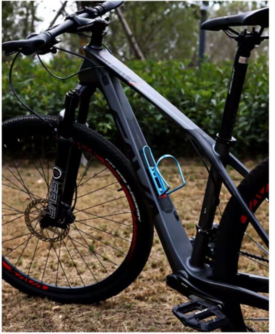 Bidonhouder - Bidonhouder voor mountainbike - Bidonhouder - Bekerhouder van aluminiumlegering - Fietsaccessoires - Geschikt voor racefietsen, mountainbikes en vouwfietsen - Blauw - 14,5*7,5 cm — afbeelding 5