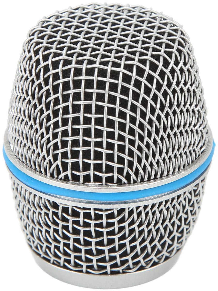 Dailygoody - Microfoonkop Vervangen - Roestvrijstalen Grille - Ideaal voor Vervanging - 31,5 mm - Microfoon Balhoofd - Geschikt voor Beta87A - 58 mm