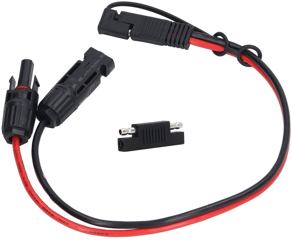 Store_8 - 12 Zonnepaneel Connector Kabel - Ideaal voor Auto's en Motorfietsen - Duurzaam en Flexibel - Geschikt voor Outdoor Zonne-apparaten - ...