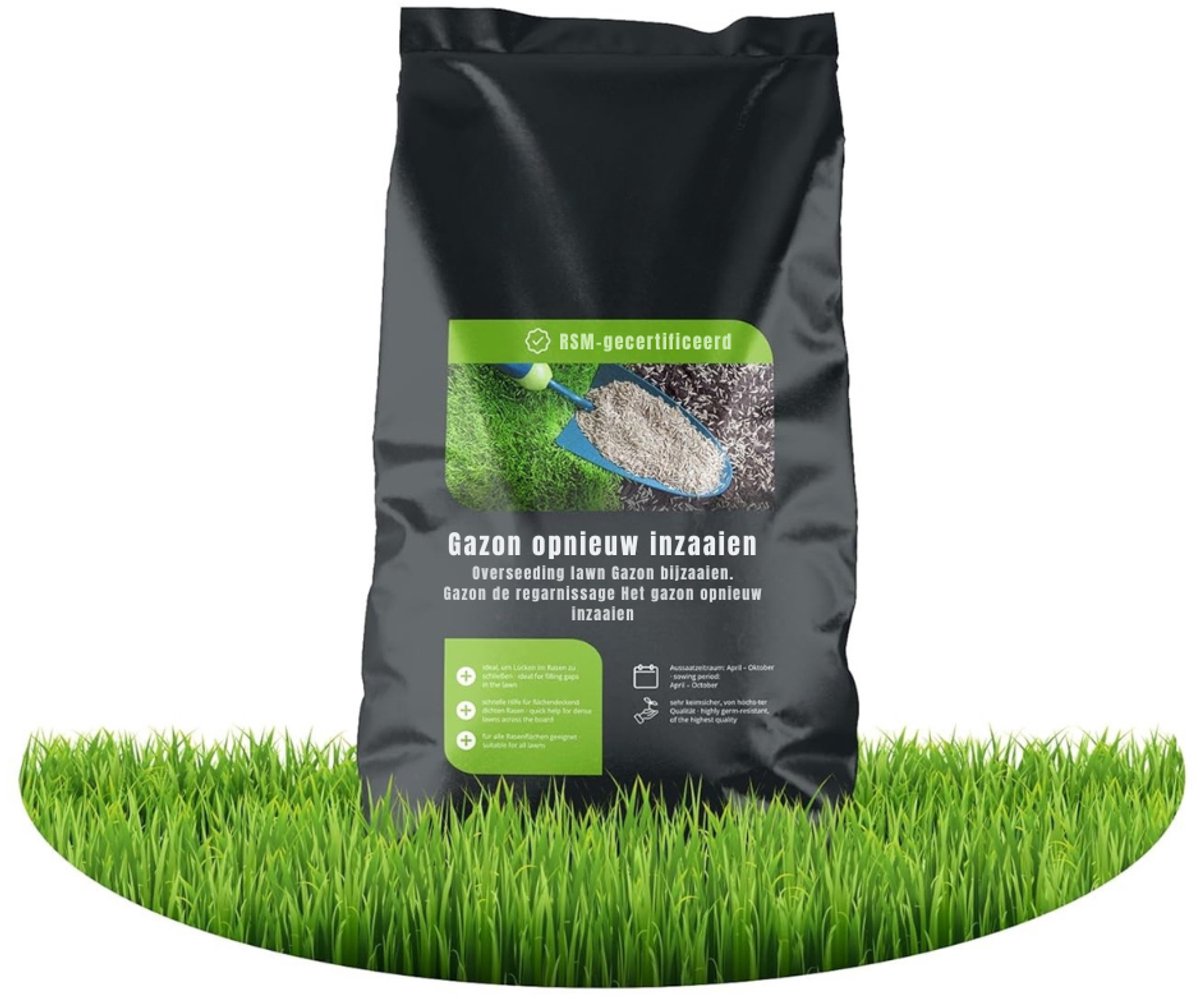 Aura® Graszaad - Graszaad Herstel - Graszaad Schaduw - Graszaad Speelgazon - Groen - 10cm x 10cm x 10cm