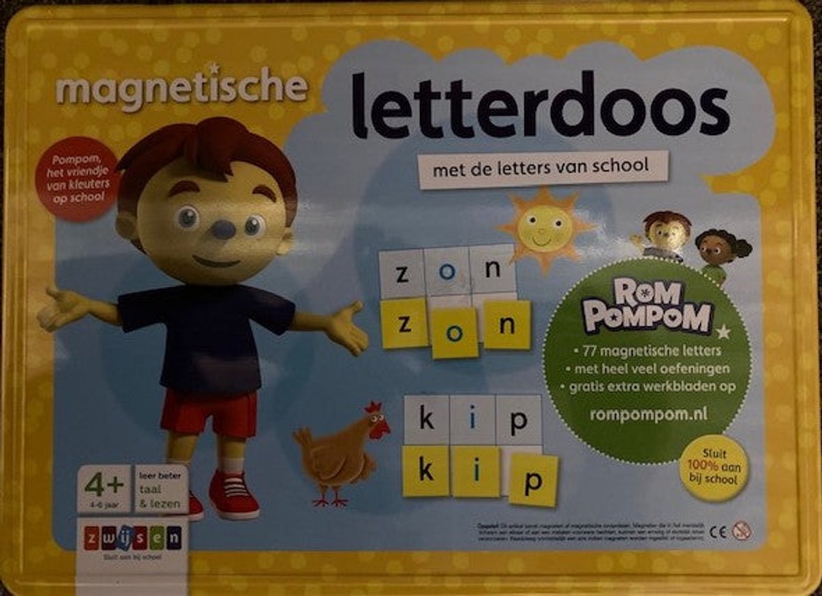 Schatkist versie 3 Magnetische letterdoos