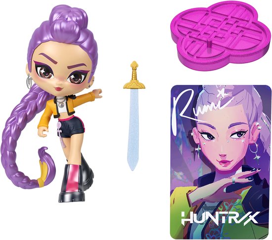KPop Demon Hunters-verzamelcollectie met alle 6 figuren van 10 cm – Rumi, Zoey, Mira, Jinu, Baby en een geheim personage — afbeelding 4
